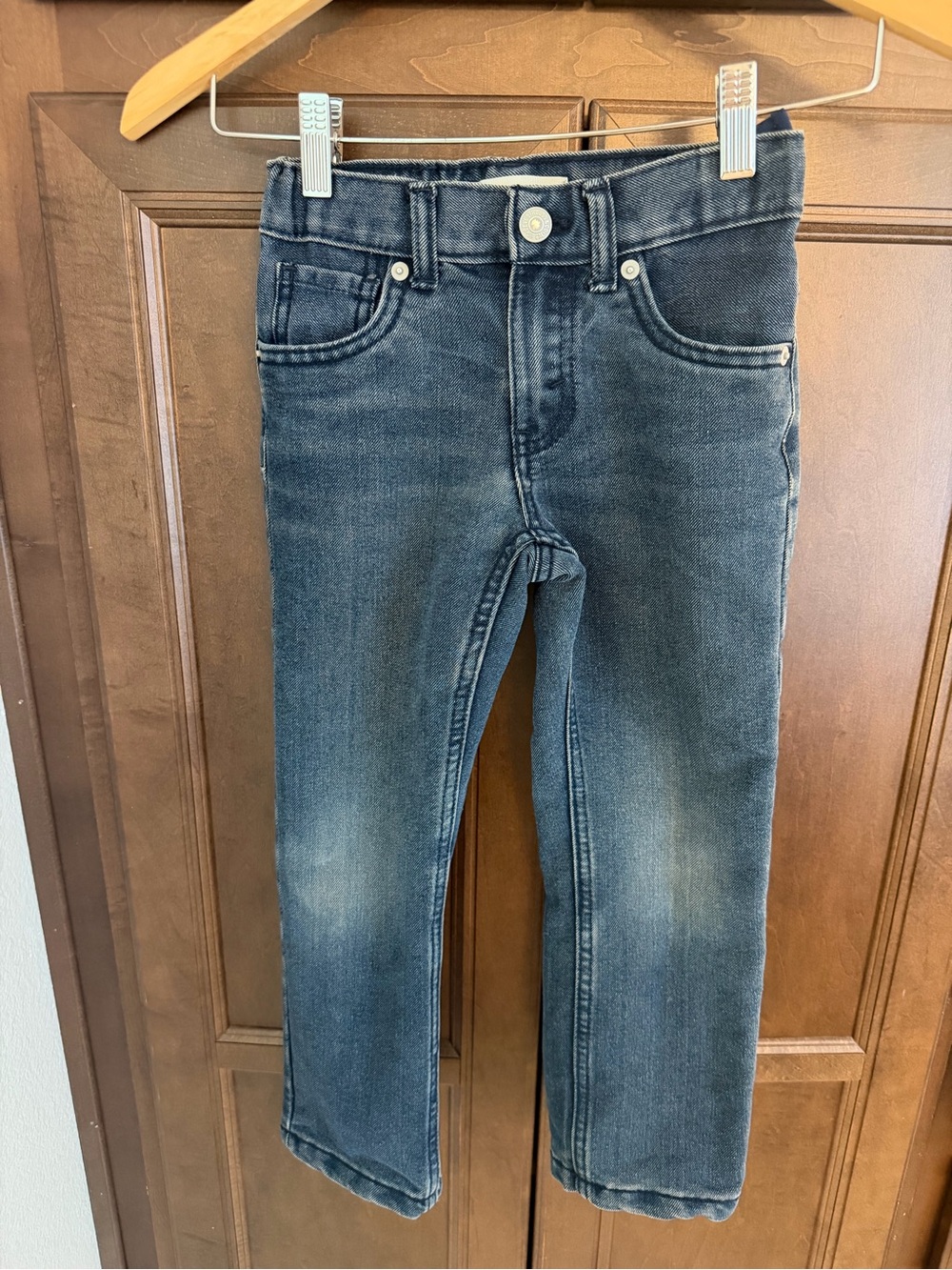 Levi's Dark Blue Straight Leg Jeans